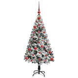 Albero di Natale artificiale con 150 LED Bianco 120 cm