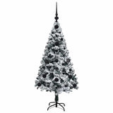 Albero di Natale artificiale con 150 LED Bianco 120 cm