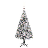 Albero di Natale artificiale con 150 LED Bianco 120 cm