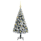 Albero di Natale artificiale con 150 LED Bianco 120 cm