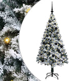 Albero di Natale artificiale con 150 LED Bianco 150 cm