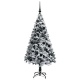 Albero di Natale artificiale con 150 LED Bianco 150 cm