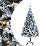 Albero di Natale artificiale con 150 LED Bianco 150 cm