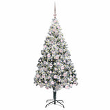 Albero di Natale artificiale con 300 LED Bianco 180 cm