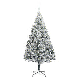 Albero di Natale artificiale con 300 LED Bianco 180 cm