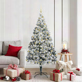 Albero di Natale artificiale con 300 LED Bianco 180 cm