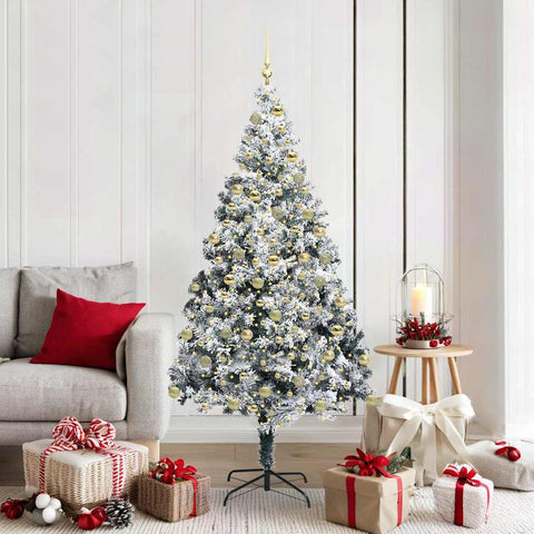 Albero di Natale artificiale con 300 LED Bianco 180 cm