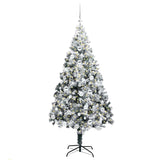 Albero di Natale artificiale con 300 LED Bianco 180 cm