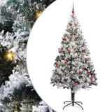 Albero di Natale artificiale con 300 LED Bianco 210 cm