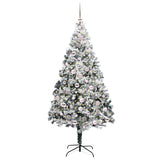 Albero di Natale artificiale con 300 LED Bianco 210 cm