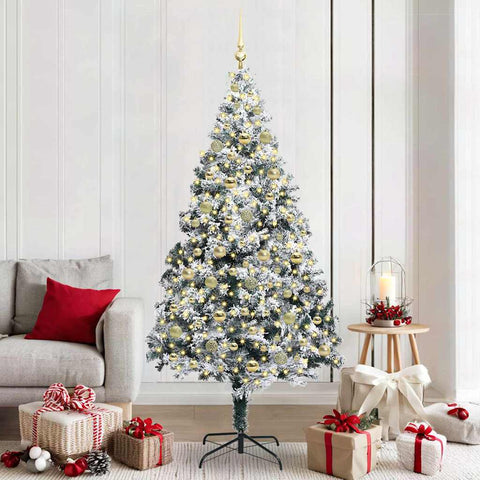 Albero di Natale artificiale con 300 LED Bianco 210 cm