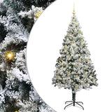Albero di Natale artificiale con 300 LED Bianco 210 cm