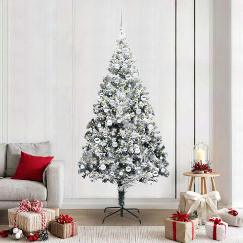 Albero di Natale artificiale con 300 LED Bianco 210 cm