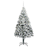 Albero di Natale artificiale con 300 LED Bianco 210 cm