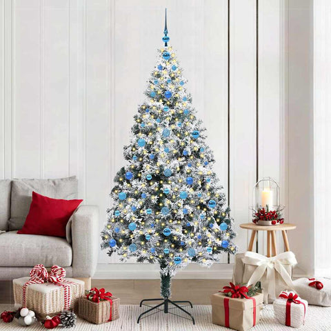 Albero di Natale artificiale con 300 LED Bianco 210 cm