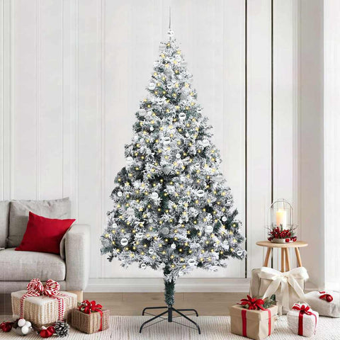 Albero di Natale artificiale con 300 LED Bianco 240 cm