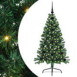 Albero di Natale artificiale con luci integrate Verde 120 cm