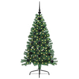 Albero di Natale artificiale con luci integrate Verde 120 cm