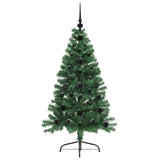 Albero di Natale artificiale con luci integrate Verde 120 cm