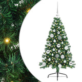 Albero di Natale artificiale con luci integrate Verde 120 cm