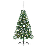 Albero di Natale artificiale con luci integrate Verde 120 cm