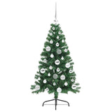 Albero di Natale artificiale con luci integrate Verde 120 cm