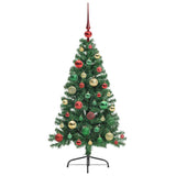 Albero di Natale artificiale con luci integrate Verde 120 cm