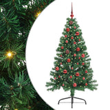 Albero di Natale artificiale con luci integrate Verde 150 cm