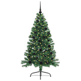 Albero di Natale artificiale con luci integrate Verde 150 cm