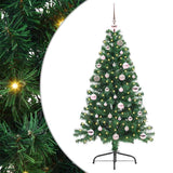 Albero di Natale artificiale con luci integrate Verde 150 cm