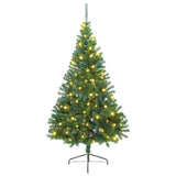 Albero di Natale artificiale con luci integrate Verde 180 cm