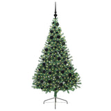 Albero di Natale artificiale con luci integrate Verde 180 cm