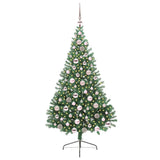 Albero di Natale artificiale con luci integrate Verde 180 cm