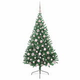 Albero di Natale artificiale con luci integrate Verde 180 cm