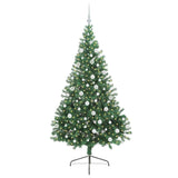 Albero di Natale artificiale con luci integrate Verde 180 cm
