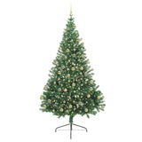 Albero di Natale artificiale con luci integrate Verde 180 cm