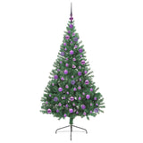 Albero di Natale artificiale con luci integrate Verde 180 cm