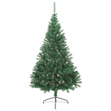 Albero di Natale artificiale con luci integrate Verde 180 cm