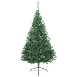 Albero di Natale artificiale con luci integrate Verde 210 cm