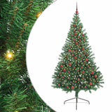 Albero di Natale artificiale con luci integrate Verde 210 cm