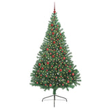 Albero di Natale artificiale con luci integrate Verde 210 cm