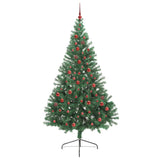 Albero di Natale artificiale con luci integrate Verde 210 cm