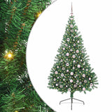 Albero di Natale artificiale con luci integrate Verde 210 cm