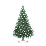 Albero di Natale artificiale con luci integrate Verde 210 cm