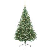 Albero di Natale artificiale con luci integrate Verde 210 cm