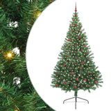 Albero di Natale artificiale con luci integrate Verde 240 cm