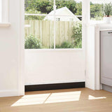 Spazzole per porte a vite 2 pcs Bianco 100 cm Lega di alluminio