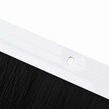 Spazzole per porte a vite 6 pcs Bianco 100 cm Lega di alluminio