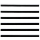 Spazzole per porte a vite 6 pcs Bianco 100 cm Lega di alluminio