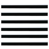 Spazzole per porte a vite 6 pcs Bianco 100 cm Lega di alluminio